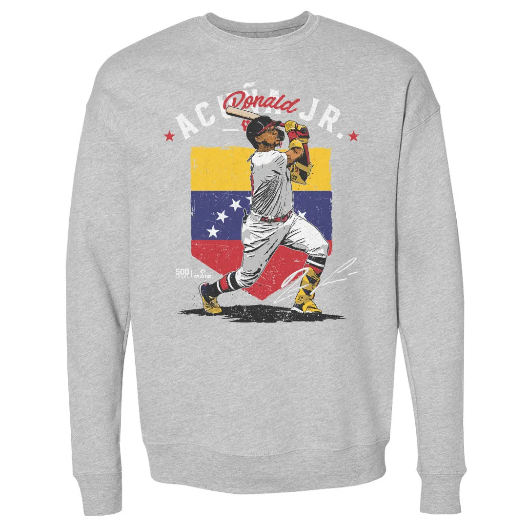 Ronald Acuna Jr. Atlanta Country Flag WHT sold by 500 Level