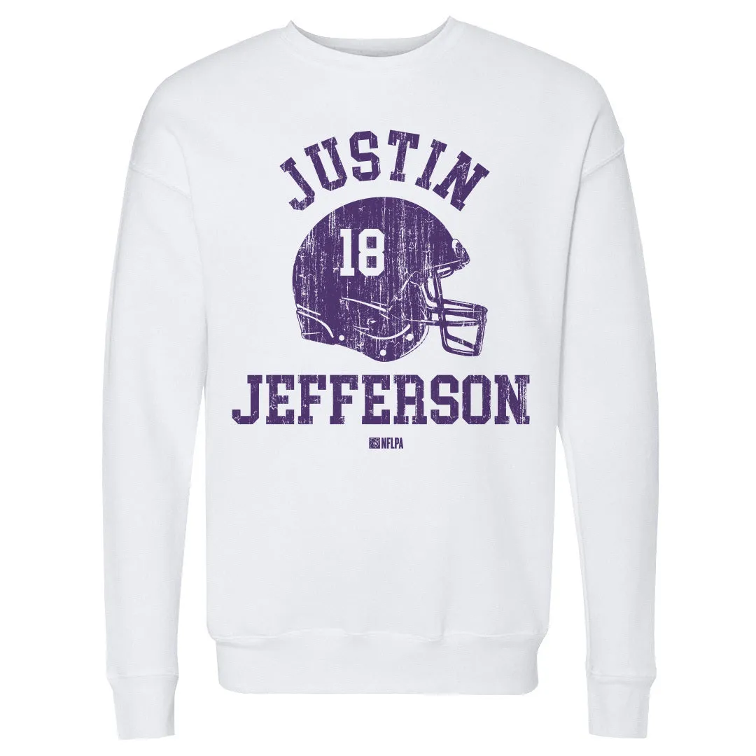 Justin Jefferson Minnesota Helmet Font sold by 500 Level