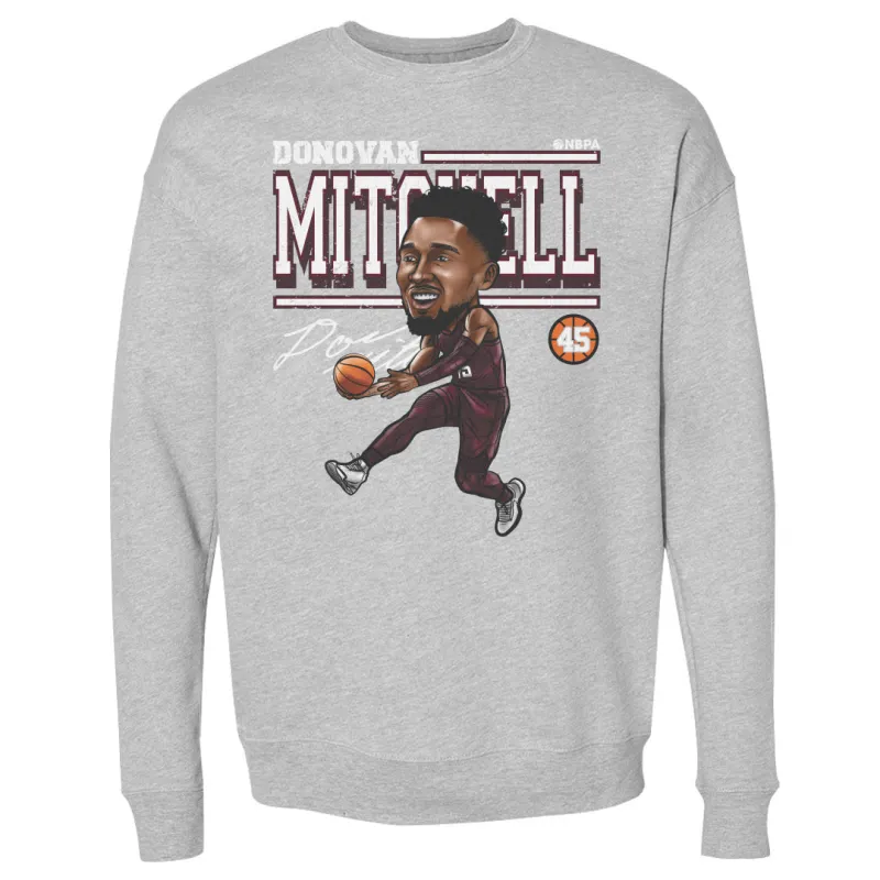Donovan Mitchell Cleveland Cartoon WHT sold by 500 Level