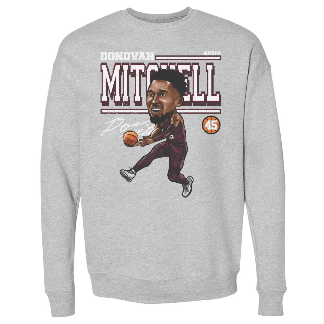 Donovan Mitchell Cleveland Cartoon WHT sold by 500 Level