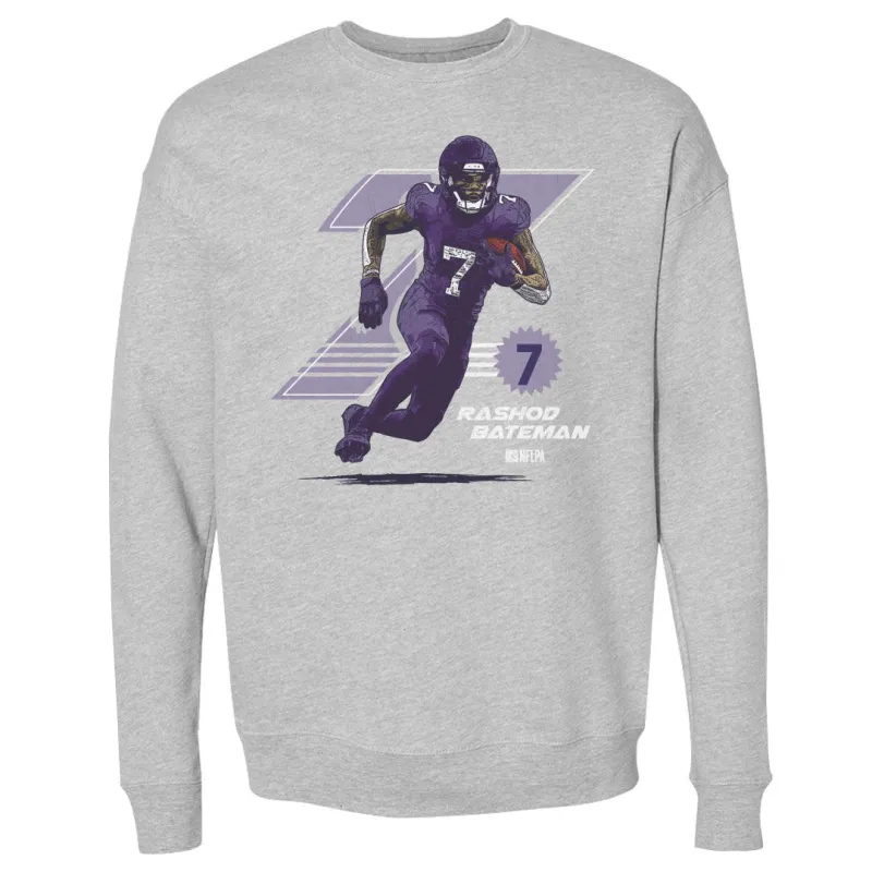 Rashod Bateman Baltimore Fast Type WHT sold by 500 Level