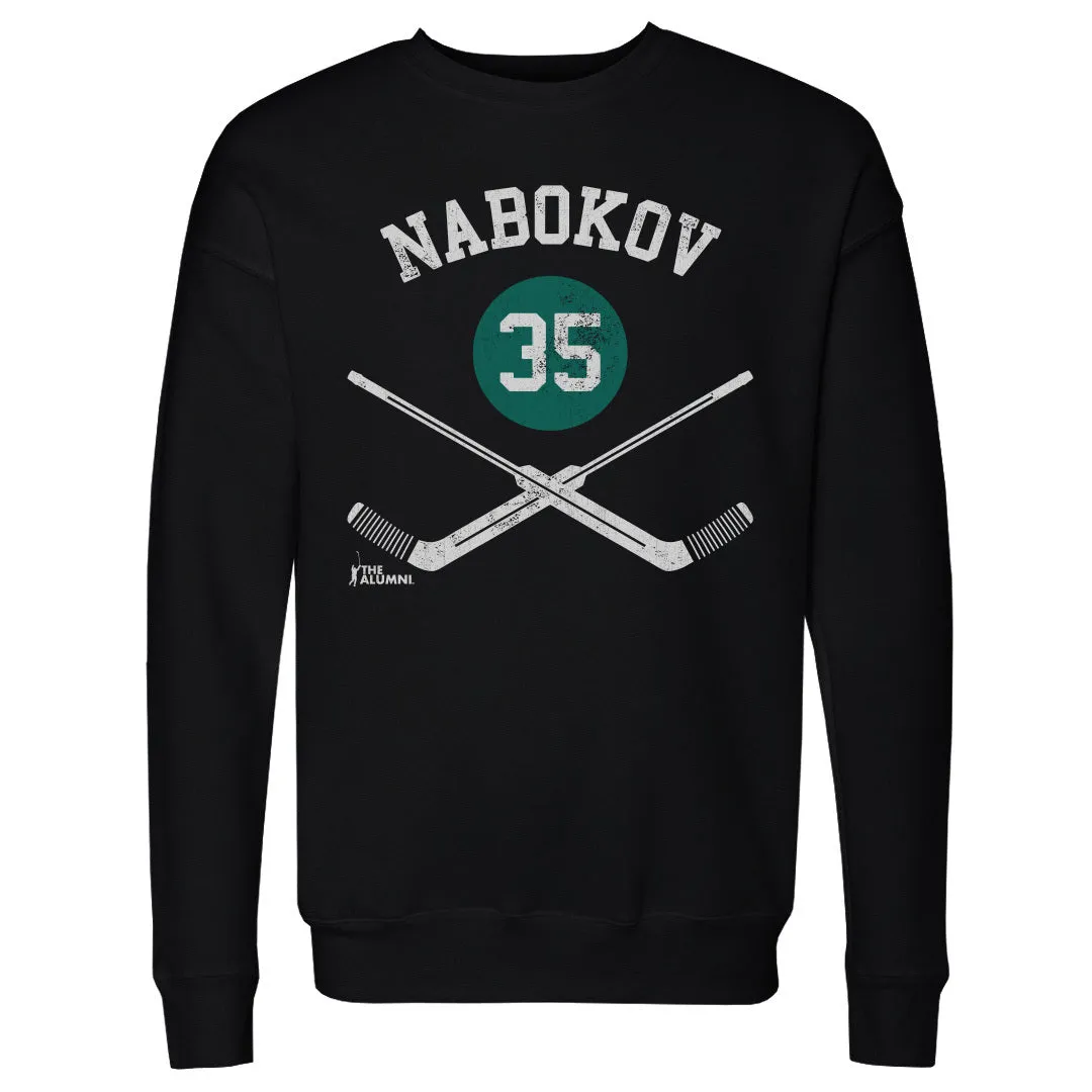 Evgeni Nabokov San Jose 35 Goalie Sticks WHT sold by 500 Level product image thumbnail 2