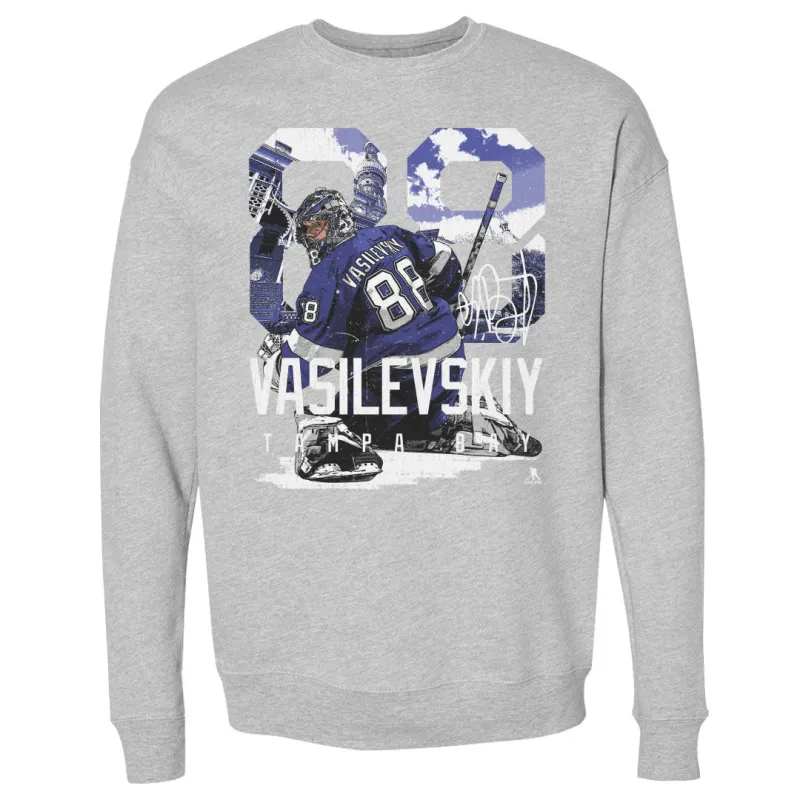 Andrei Vasilevskiy Tampa Bay Landmark WHT sold by 500 Level