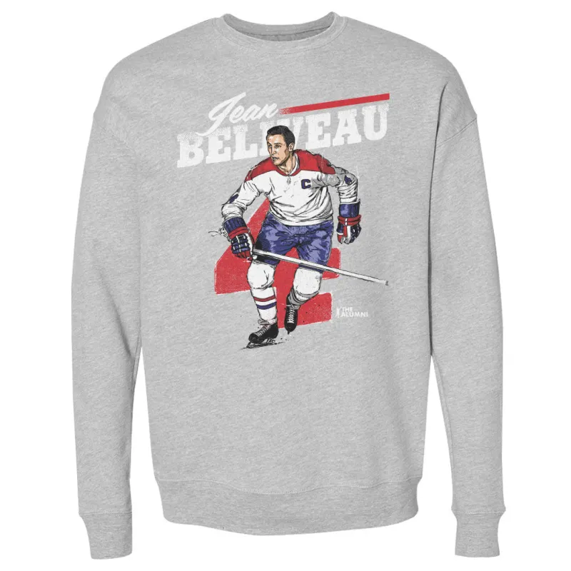Jean Beliveau Montreal Retro WHT sold by 500 Level