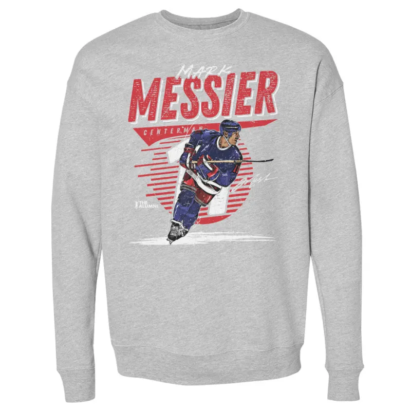 Mark Messier New York R Comet WHT sold by 500 Level