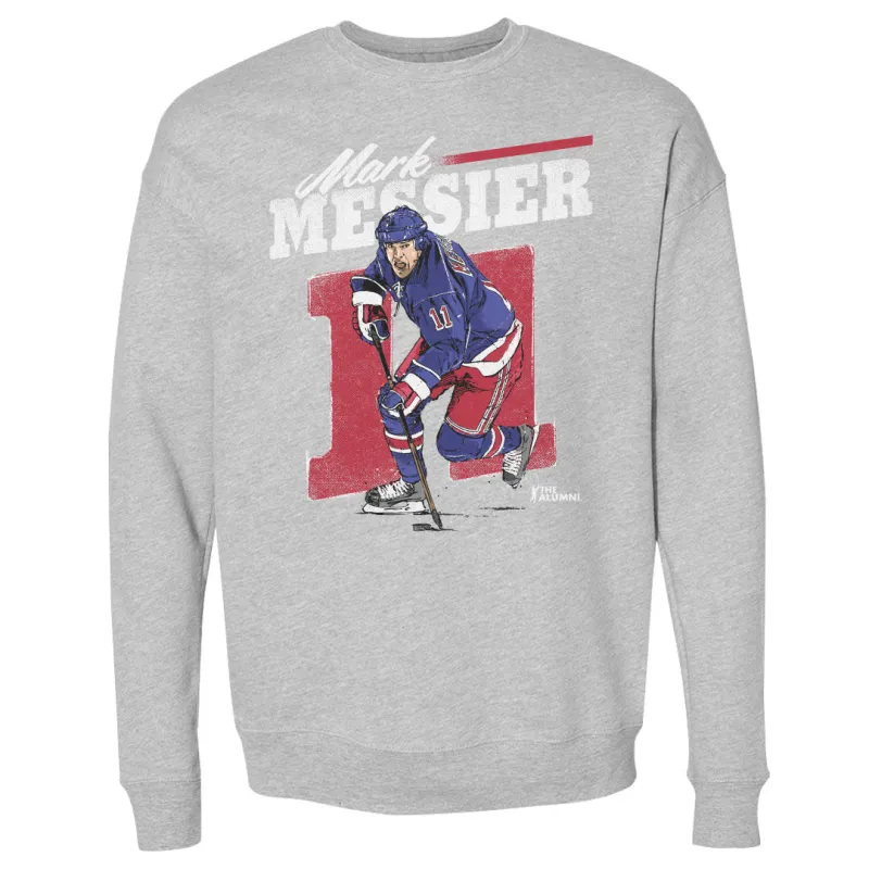Mark Messier New York R Retro WHT sold by 500 Level