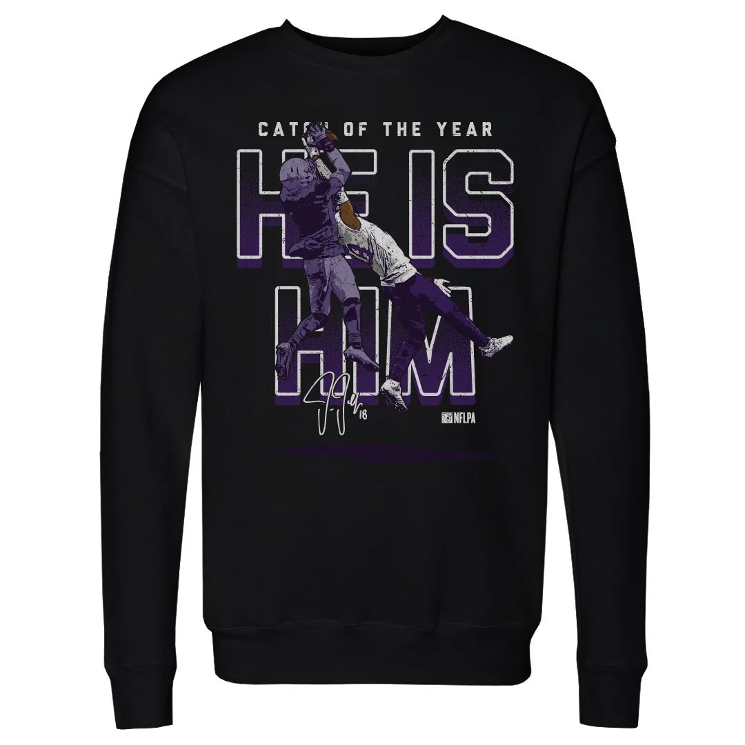 Justin Jefferson Minnesota One-Handed Catch WHT sold by 500 Level product image thumbnail 2