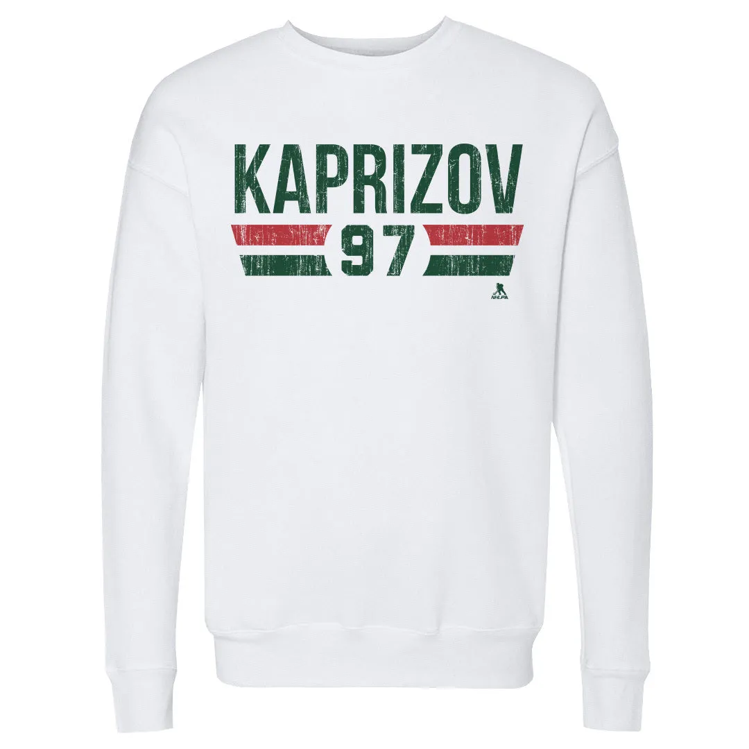Kirill Kaprizov Minnesota Font sold by 500 Level