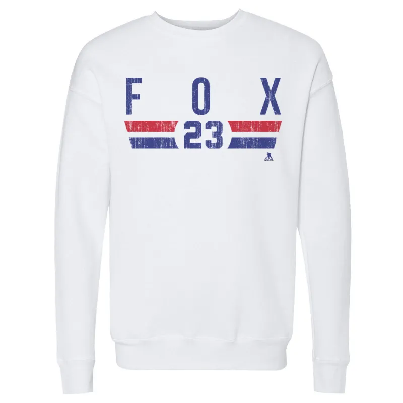 Adam Fox New York R Font sold by 500 Level