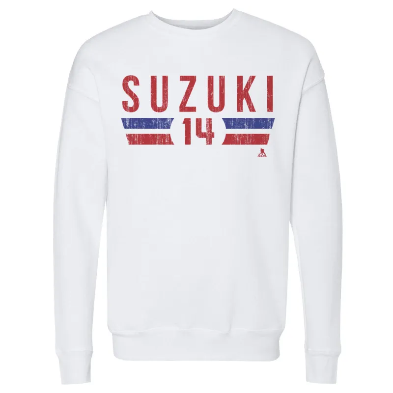 Nick Suzuki Montreal Font sold by 500 Level