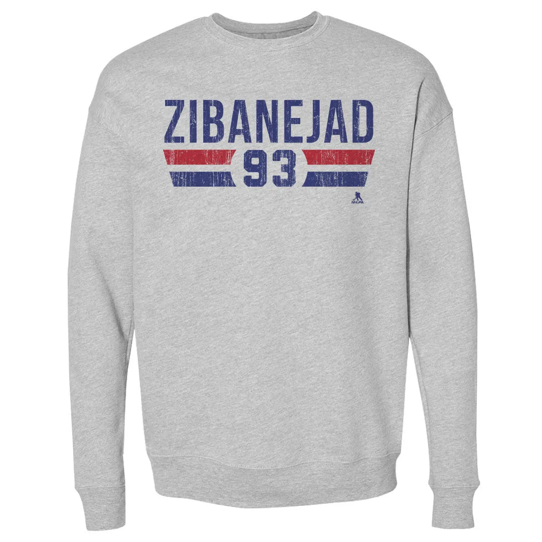 Mika Zibanejad New York R Font sold by 500 Level