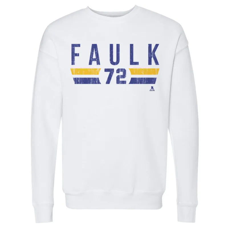 Justin Faulk St. Louis Font sold by 500 Level