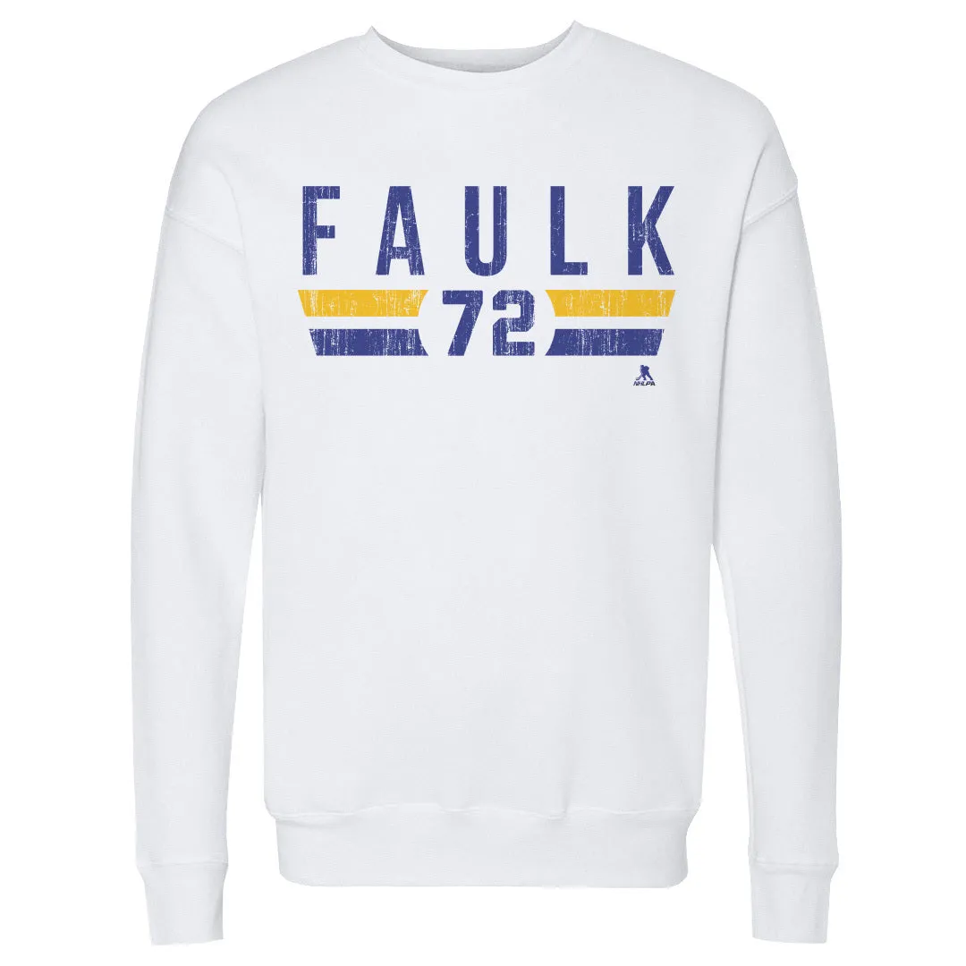 Justin Faulk St. Louis Font sold by 500 Level