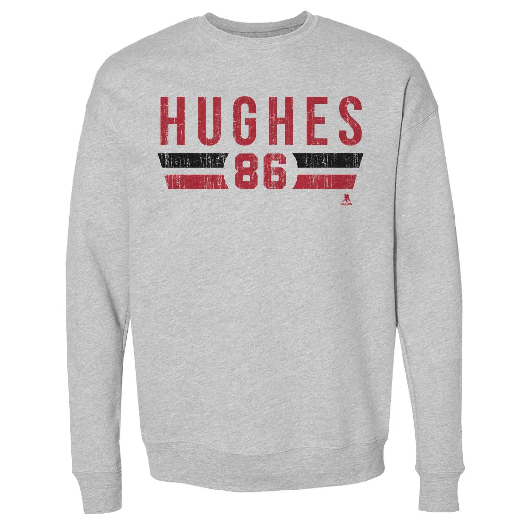 Jack Hughes New Jersey Font sold by 500 Level
