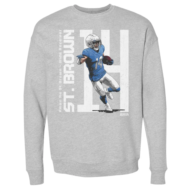 Amon-Ra St. Brown Detroit Vertical WHT sold by 500 Level