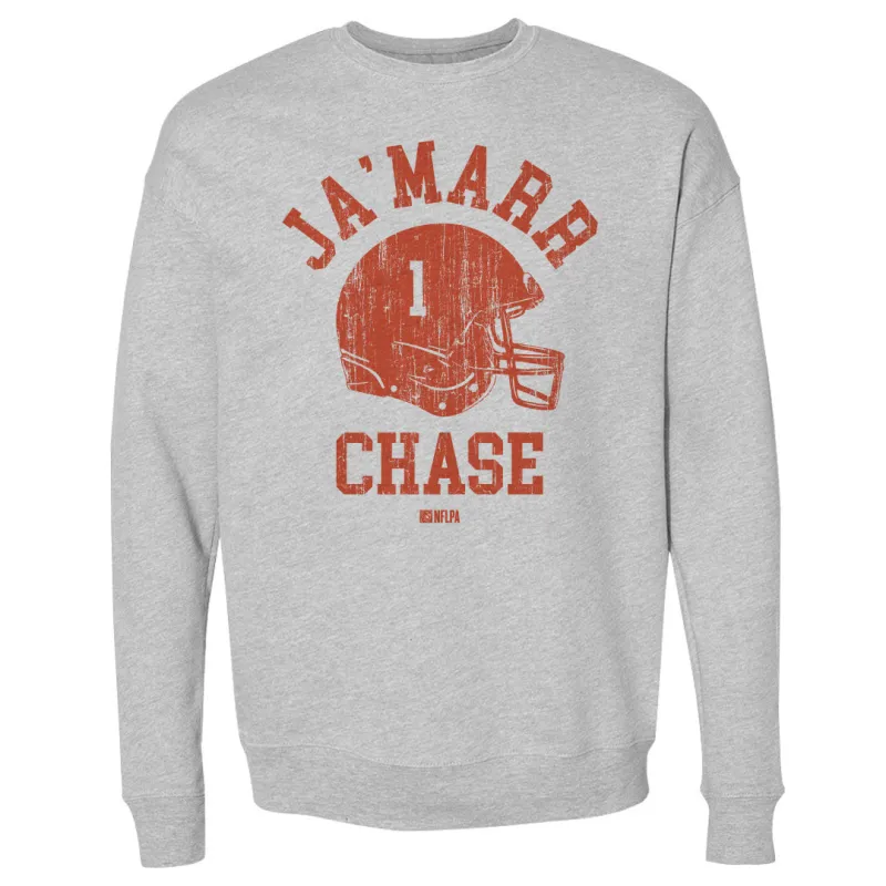 Ja'Marr Chase Cincinnati Helmet Font sold by 500 Level
