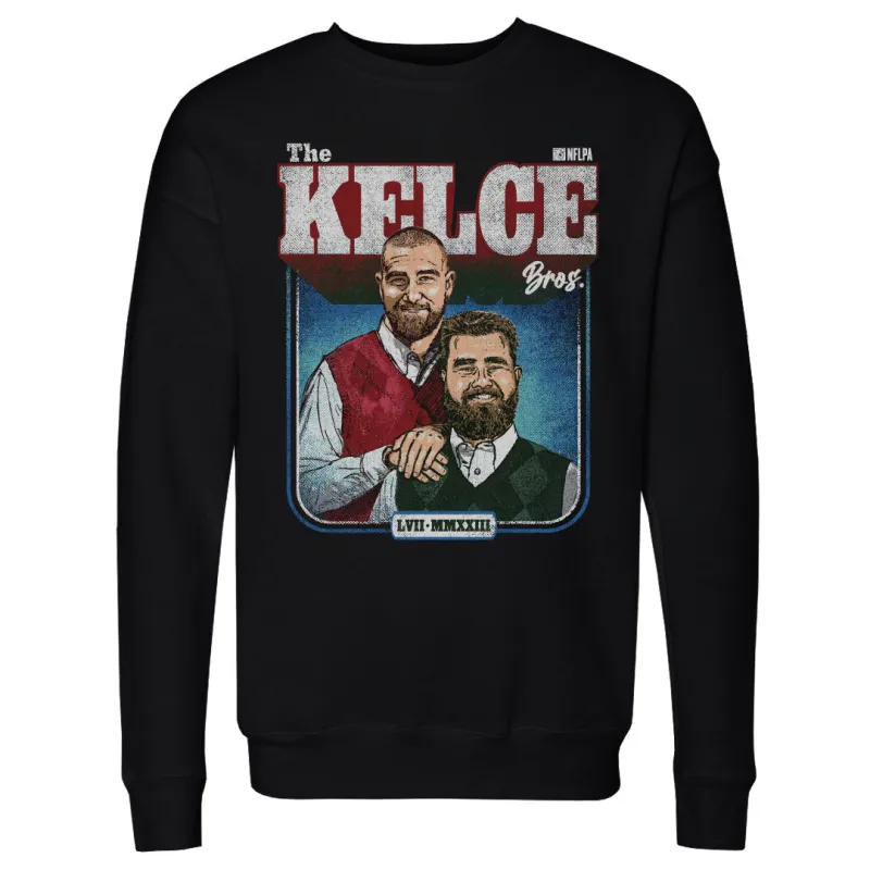 Jason Kelce & Travis Kelce The Kelce Bros WHT sold by 500 Level