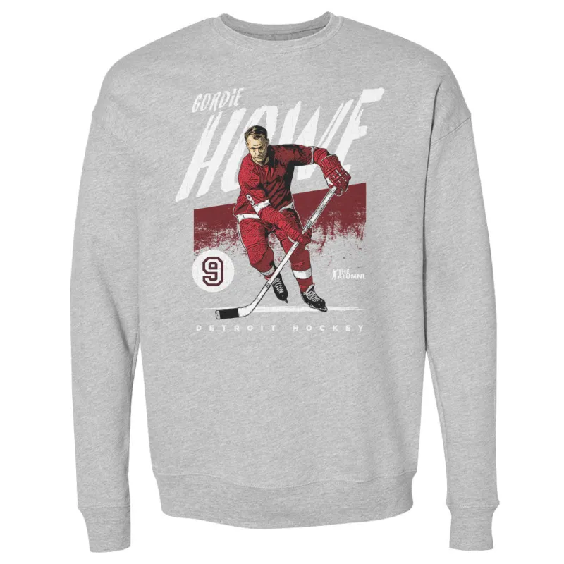 Gordie Howe Detroit Grunge WHT sold by 500 Level