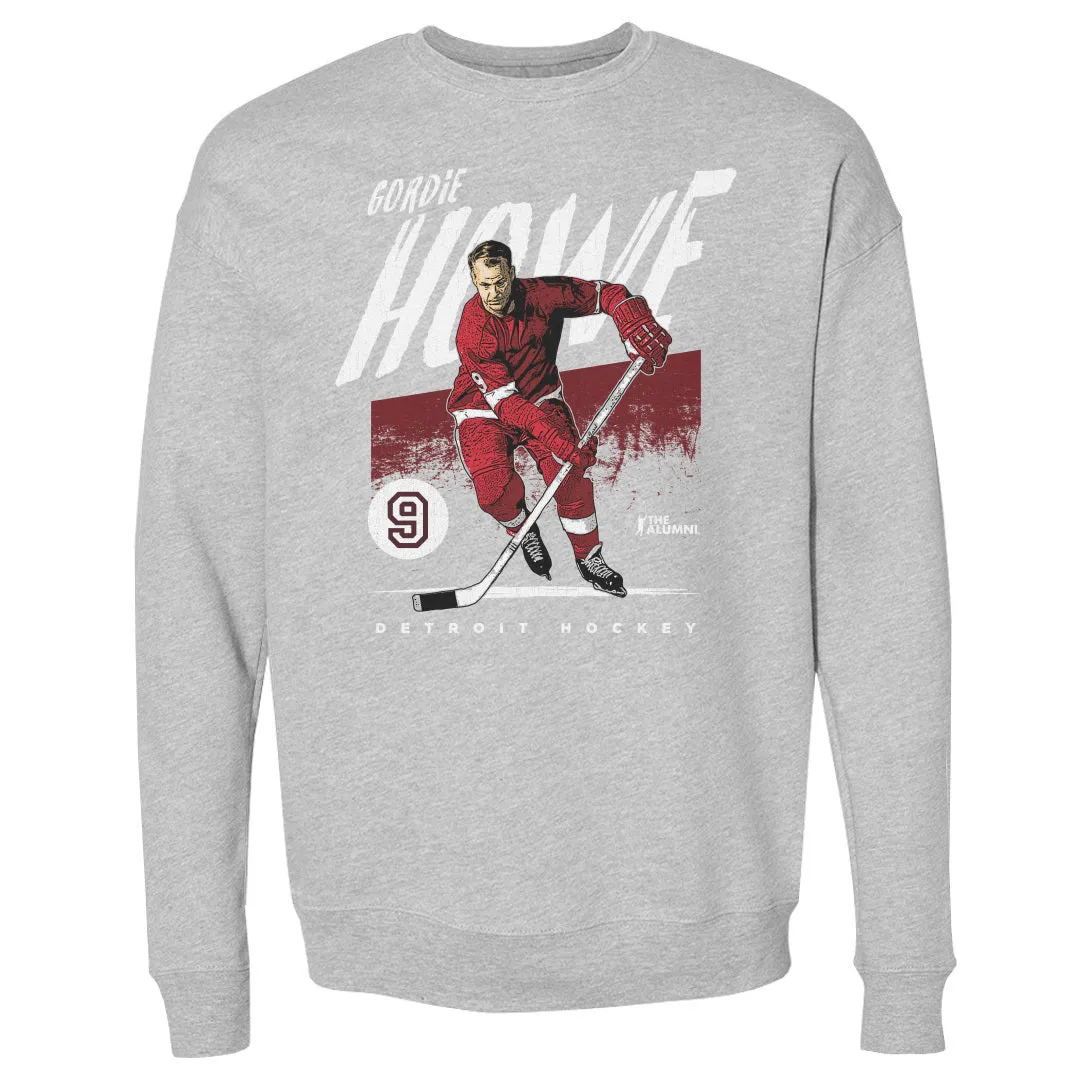 Gordie Howe Detroit Grunge WHT sold by 500 Level