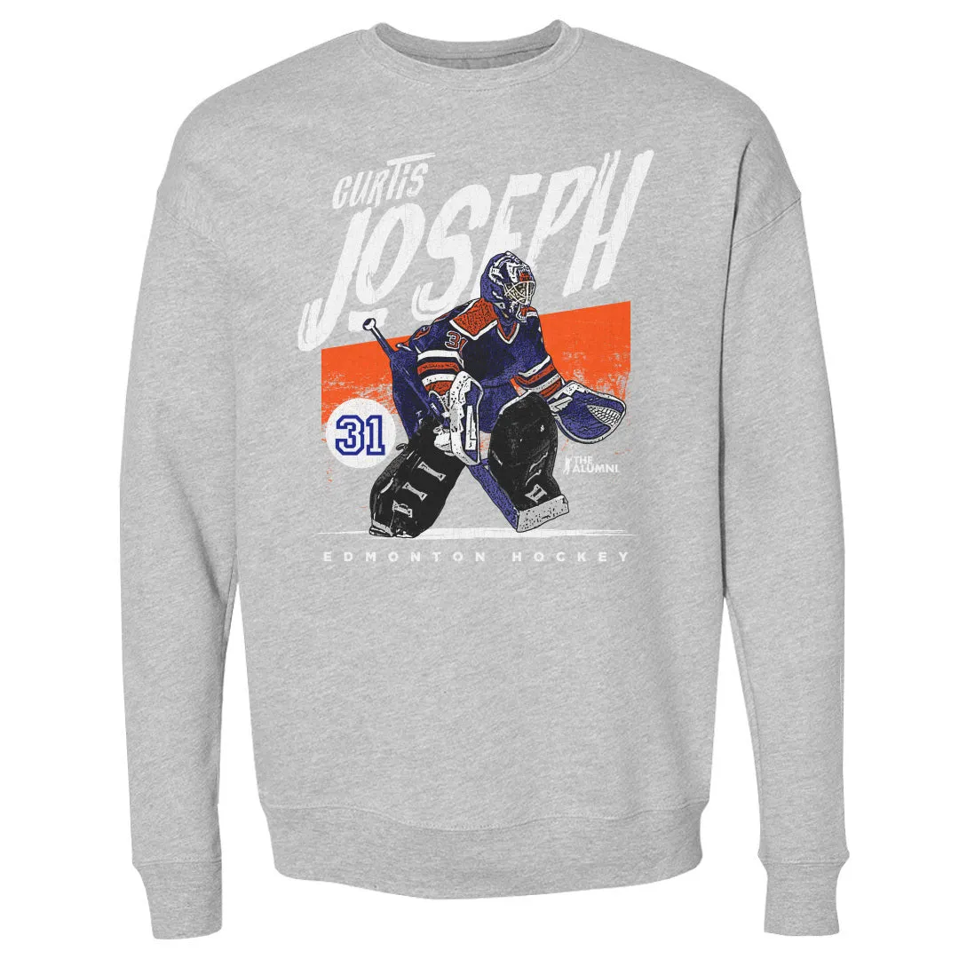 Curtis Joseph Edmonton Grunge WHT sold by 500 Level