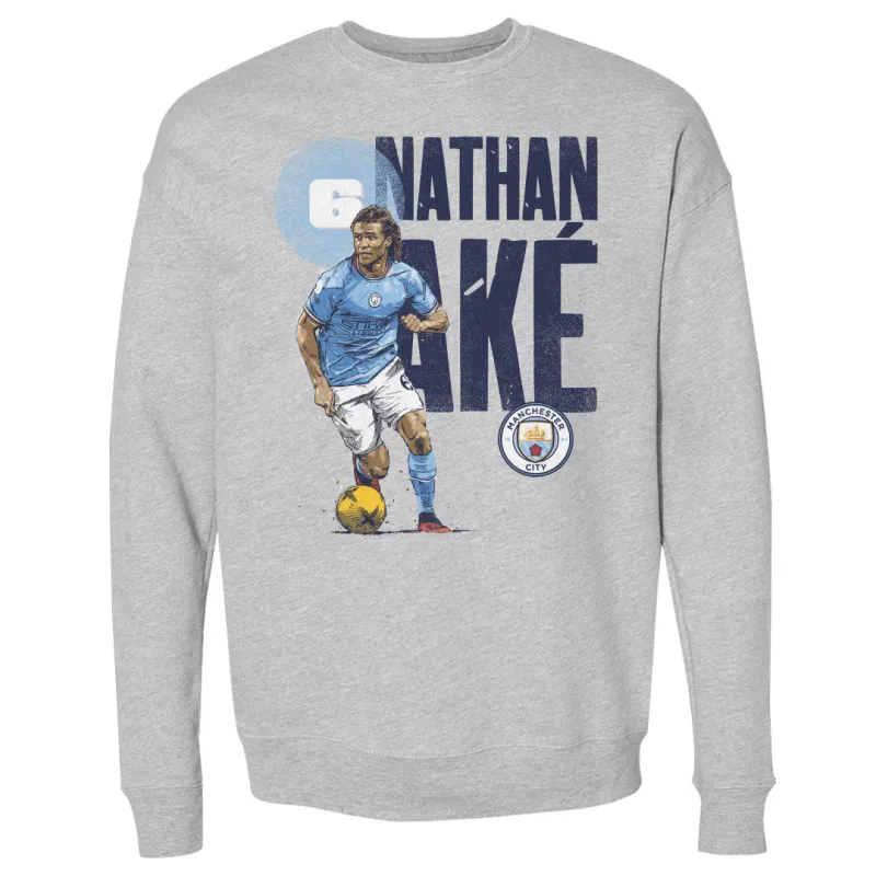 Nathan Ake Manchester City Bold WHT sold by 500 Level