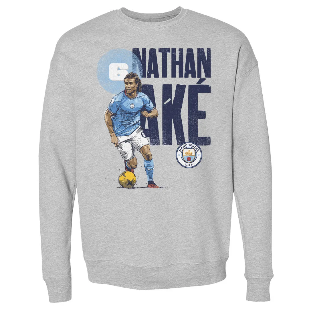Nathan Ake Manchester City Bold WHT sold by 500 Level