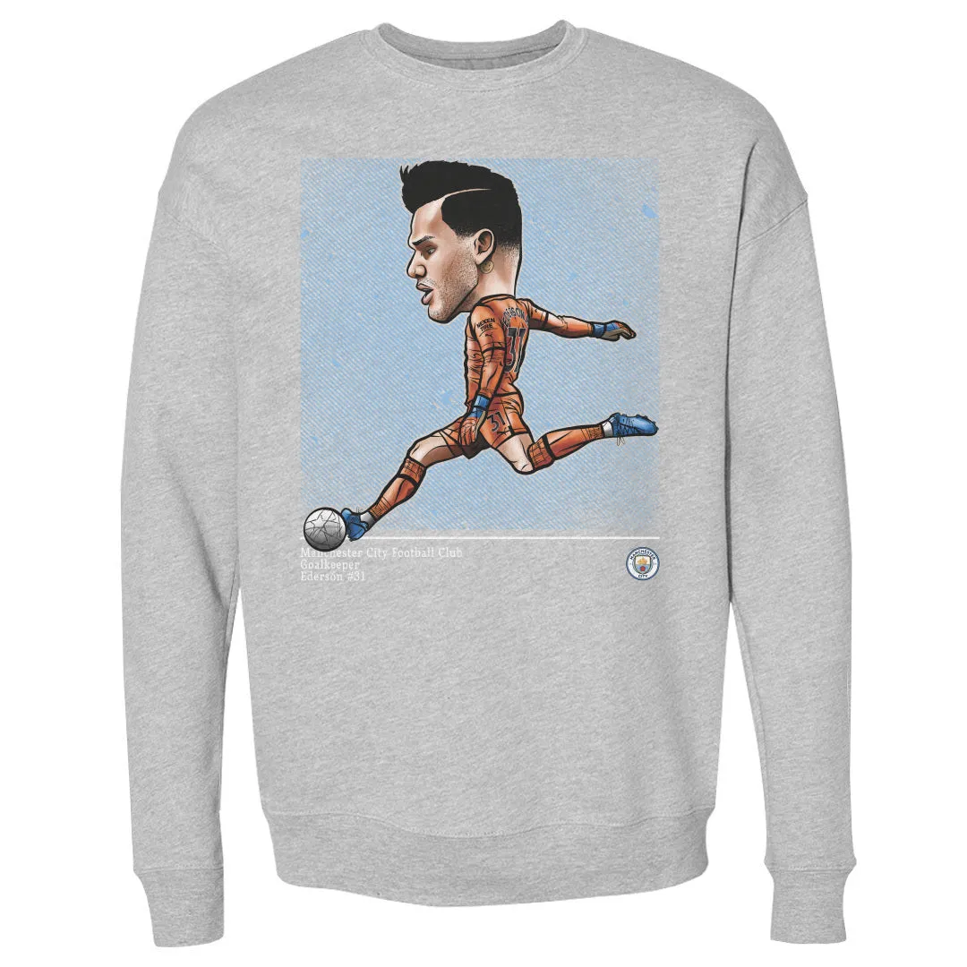 Ederson Manchester City Cartoon WHT sold by 500 Level