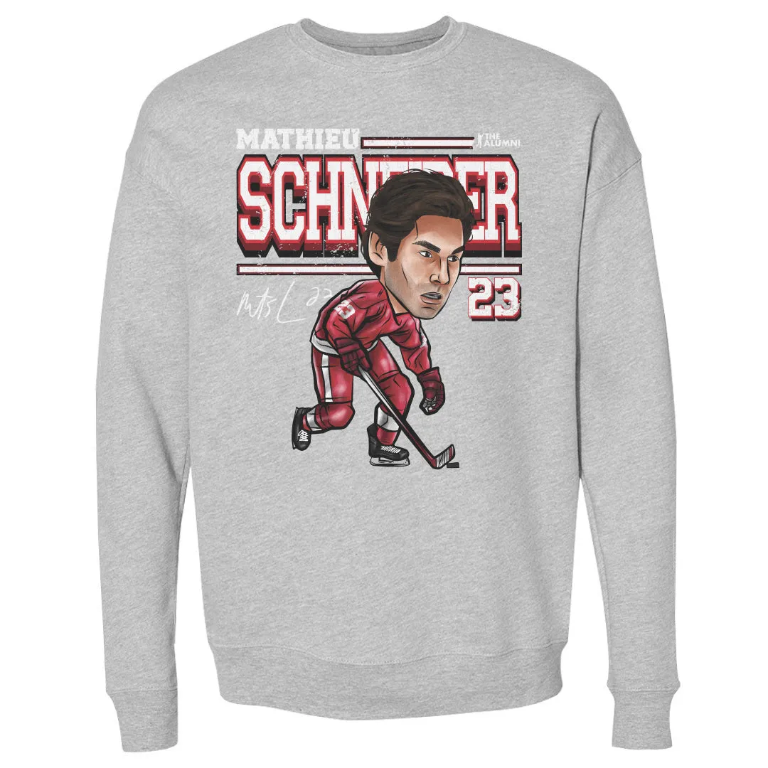 Mathieu Schneider Detroit Cartoon WHT sold by 500 Level