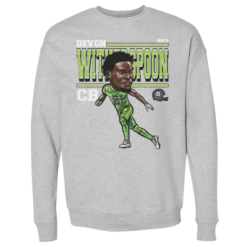 Devon Witherspoon Seattle Cartoon WHT sold by 500 Level