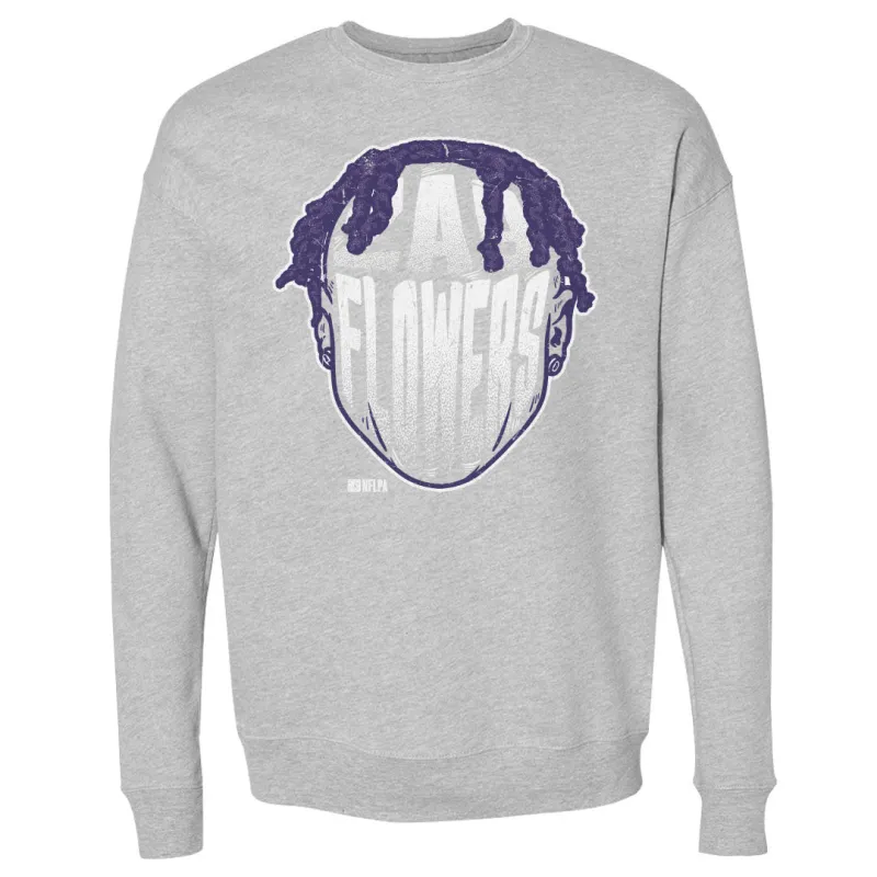 Zay Flowers Baltimore Player Silhouette WHT sold by 500 Level