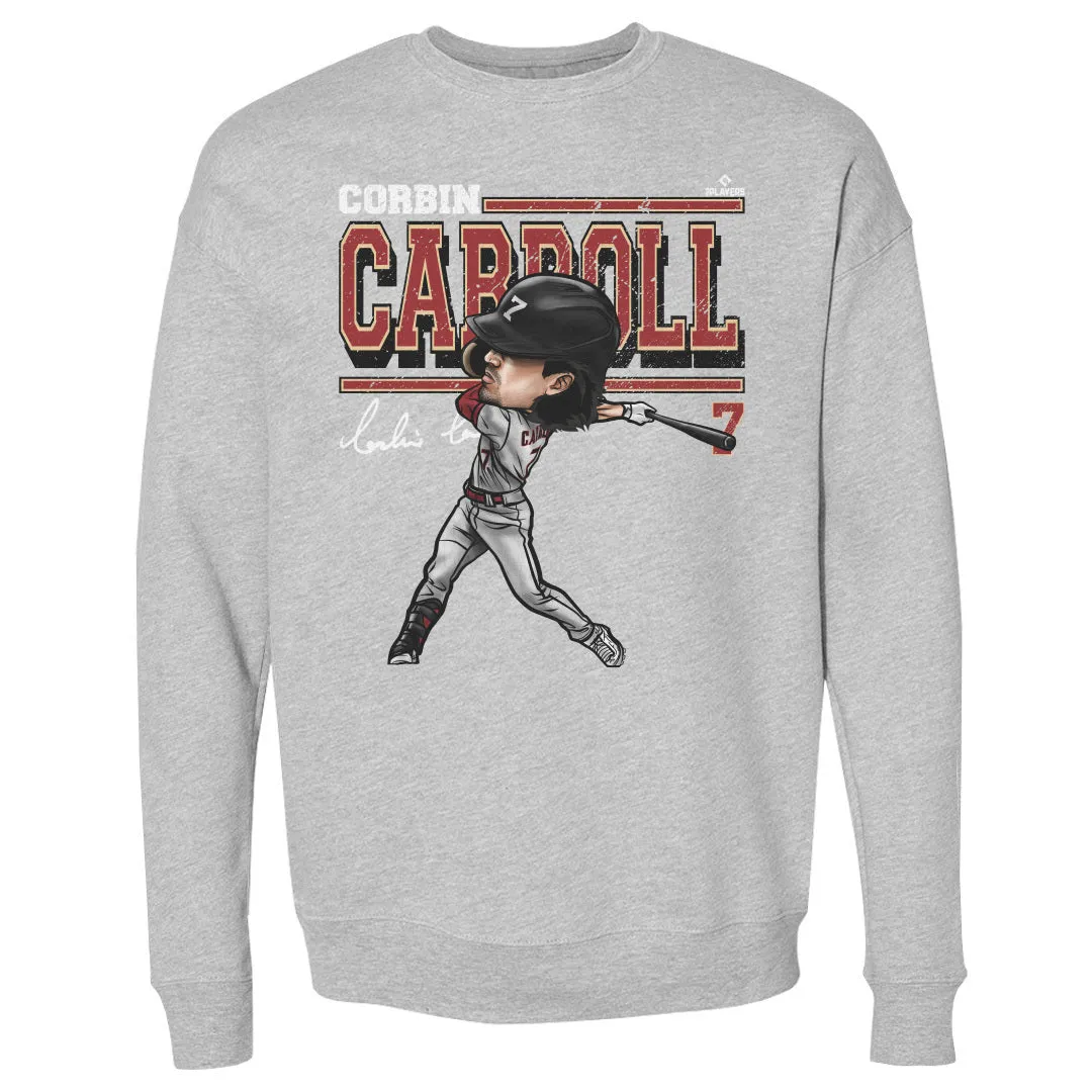 Corbin Carroll Arizona Cartoon WHT sold by 500 Level