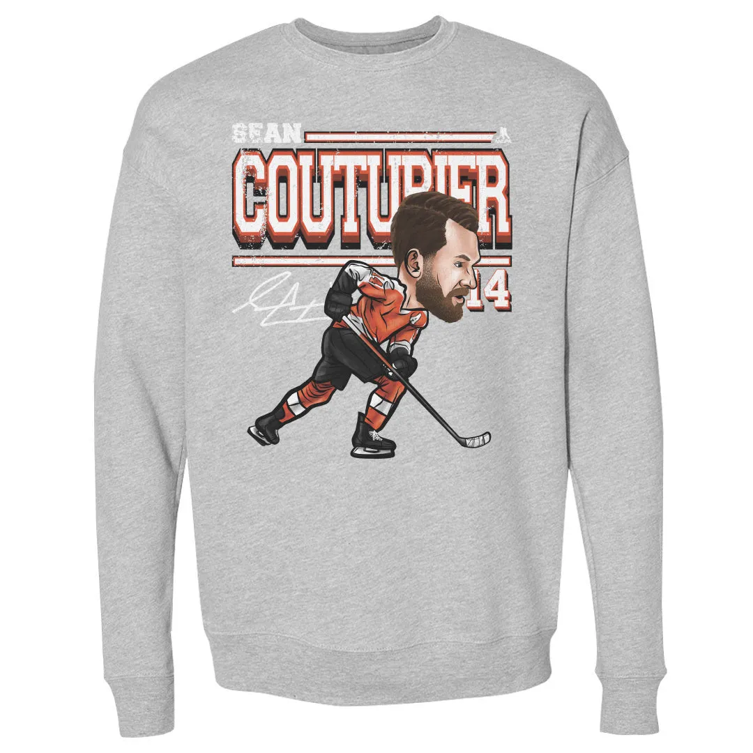 Sean Couturier Philadelphia Cartoon WHT sold by 500 Level