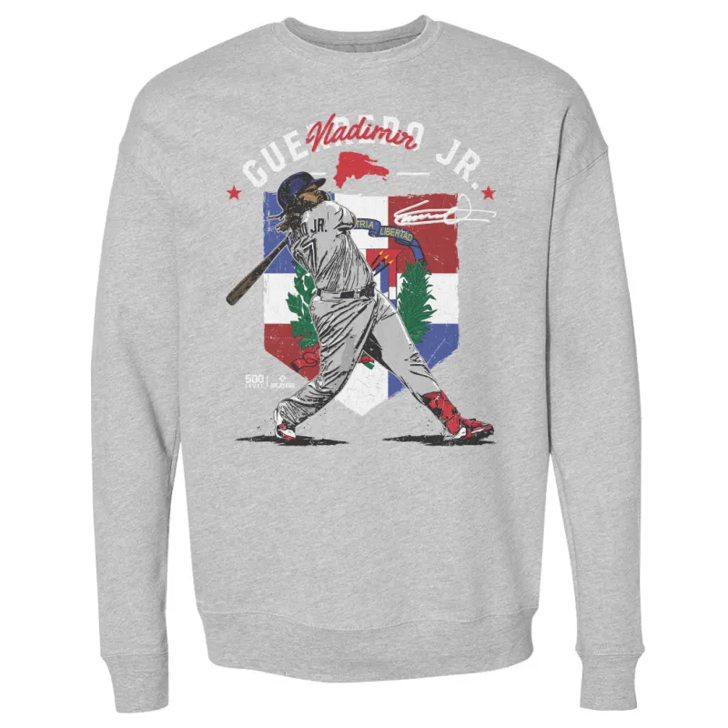 Vladimir Guerrero Jr. Toronto Country Flag WHT sold by 500 Level