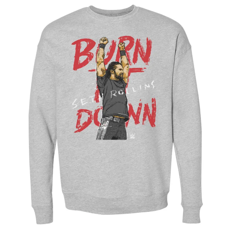Seth Rollins Burn It Down WHT sold by 500 Level