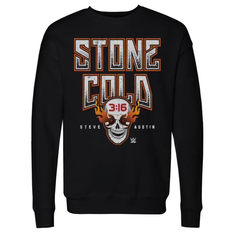 Stone Cold Steve Austin Fire Skull WHT sold by 500 Level