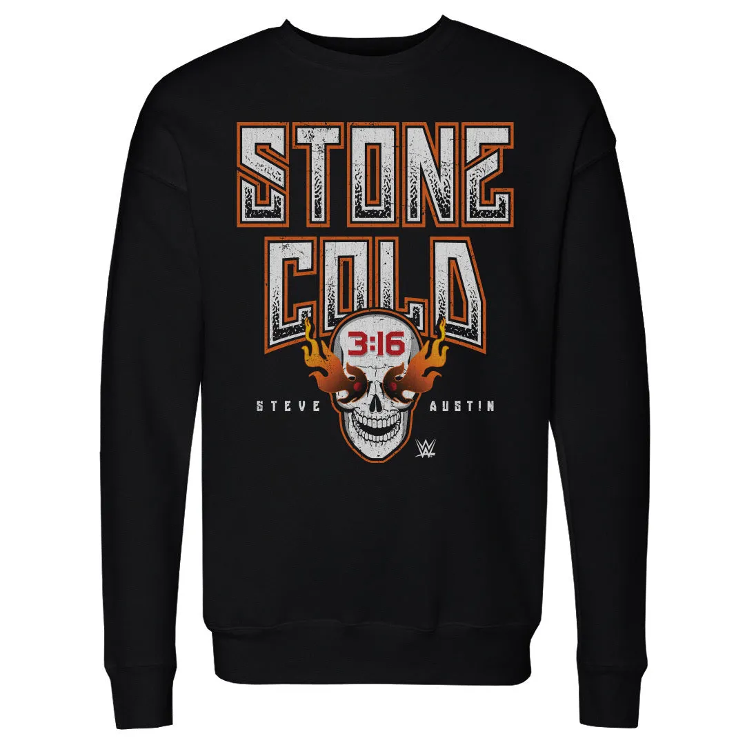 Stone Cold Steve Austin Fire Skull WHT sold by 500 Level
