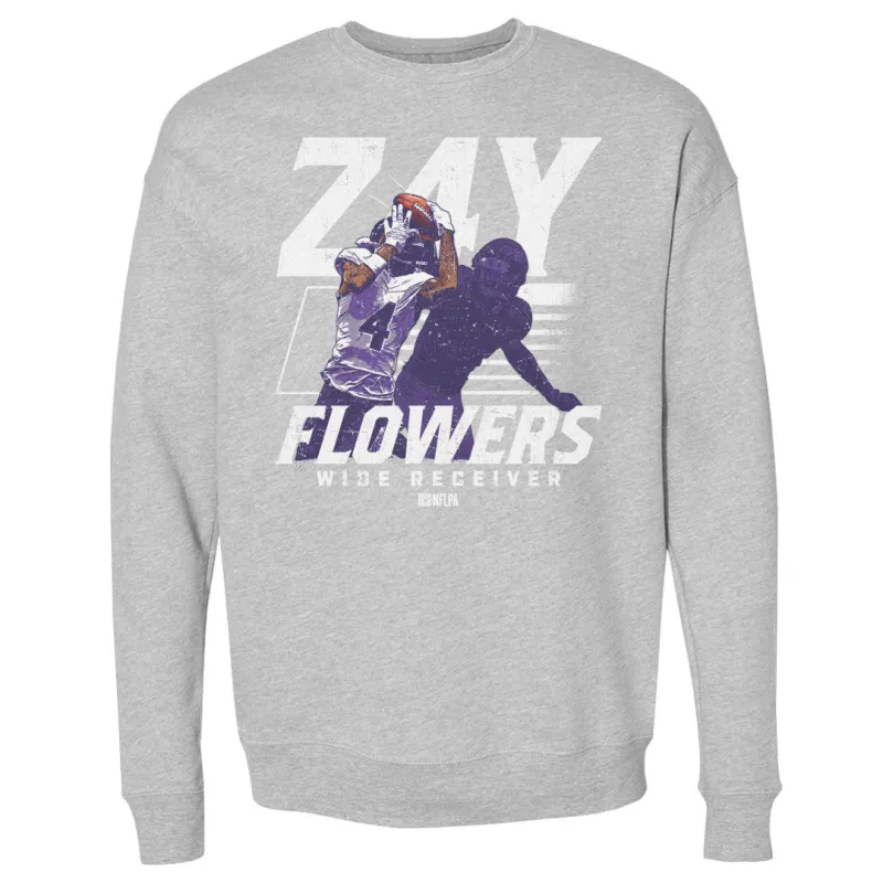 Zay Flowers Baltimore Player Name WHT sold by 500 Level