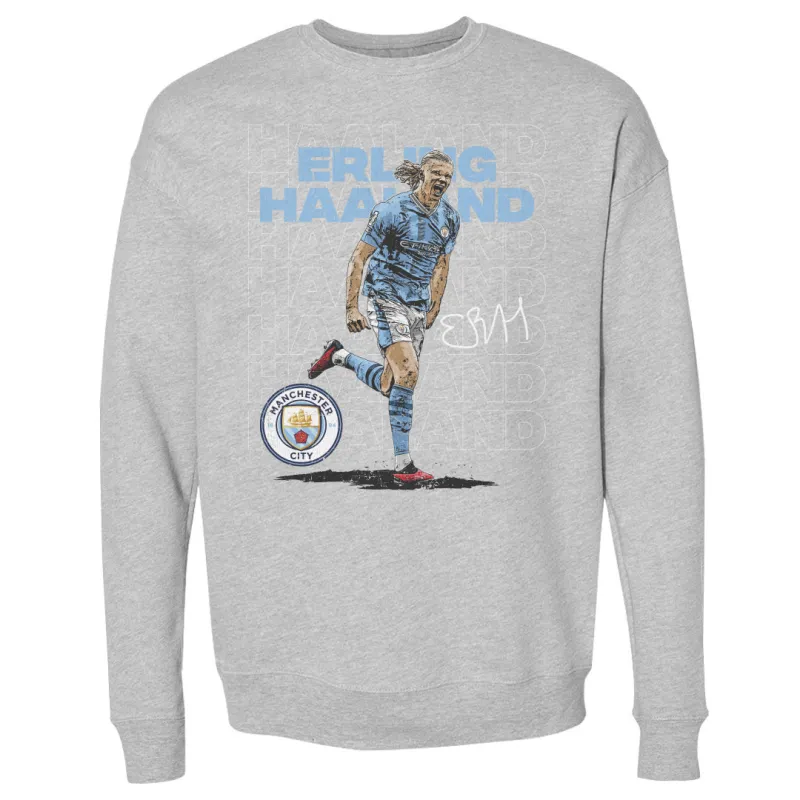 Erling Haaland Manchester City Design WHT sold by 500 Level