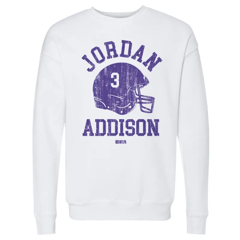 Jordan Addison Minnesota Helmet Font sold by 500 Level