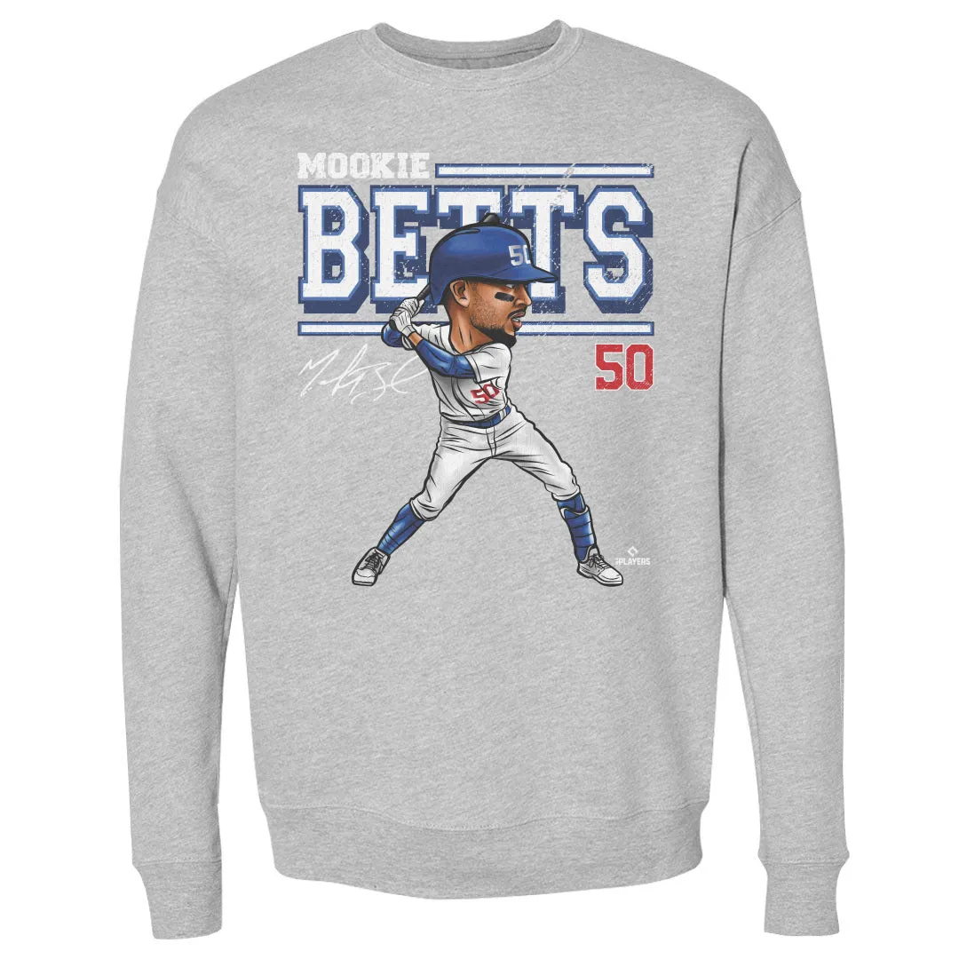 Mookie Betts Cartoon WHT sold by 500 Level