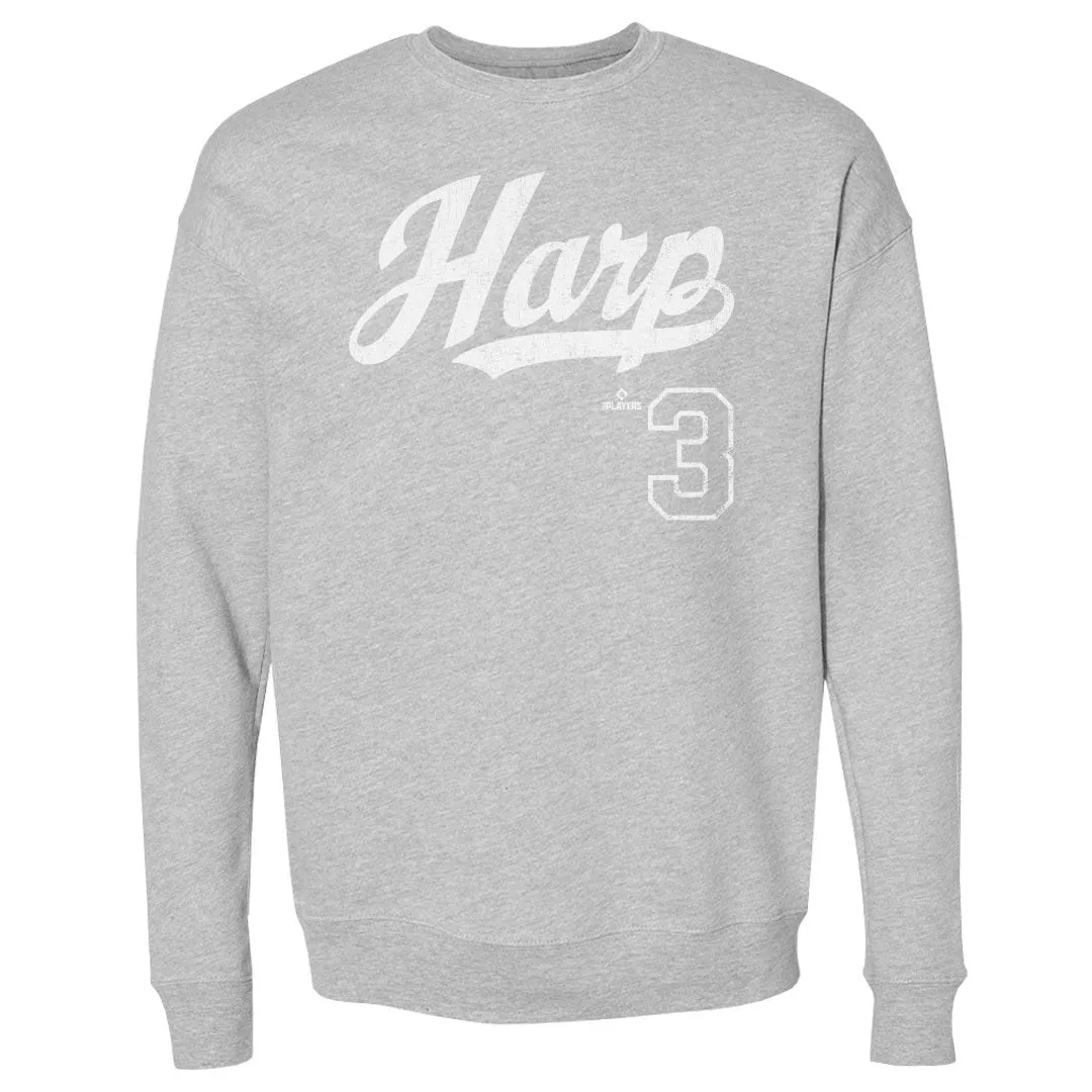 Bryce Harper Harp 2019 Players Weekend Script WHT sold by 500 Level