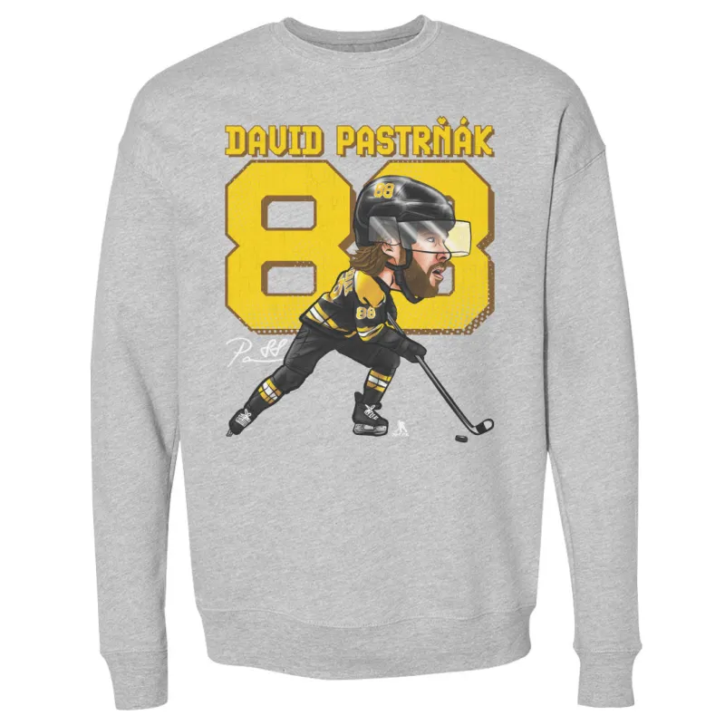 David Pastrnak Cartoon WHT sold by 500 Level