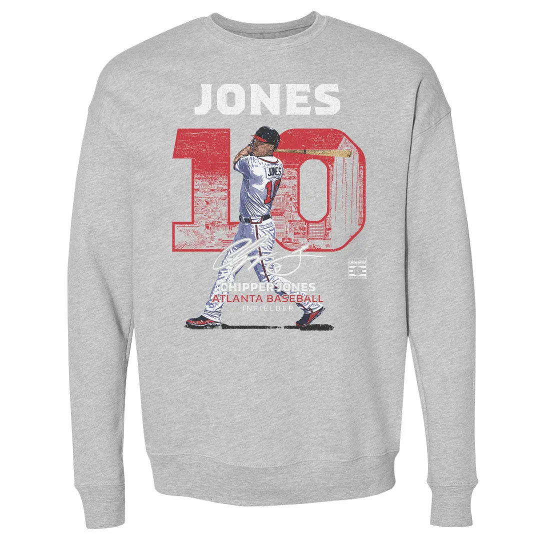 Chipper Jones Atlanta Throwback WHT sold by 500 Level