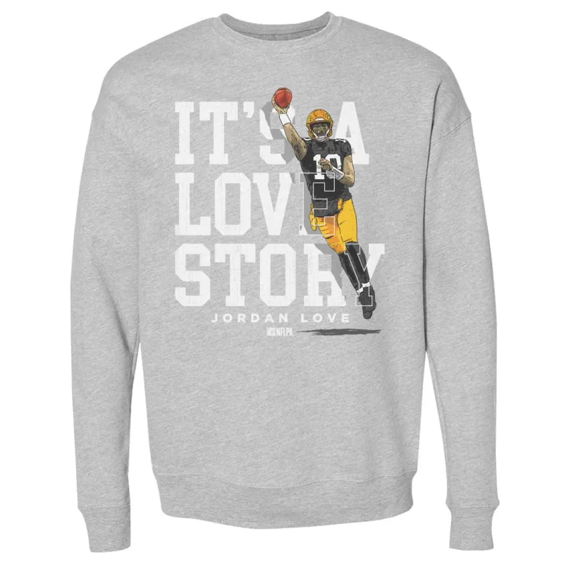 Jordan Love Green Bay Love Story WHT sold by 500 Level