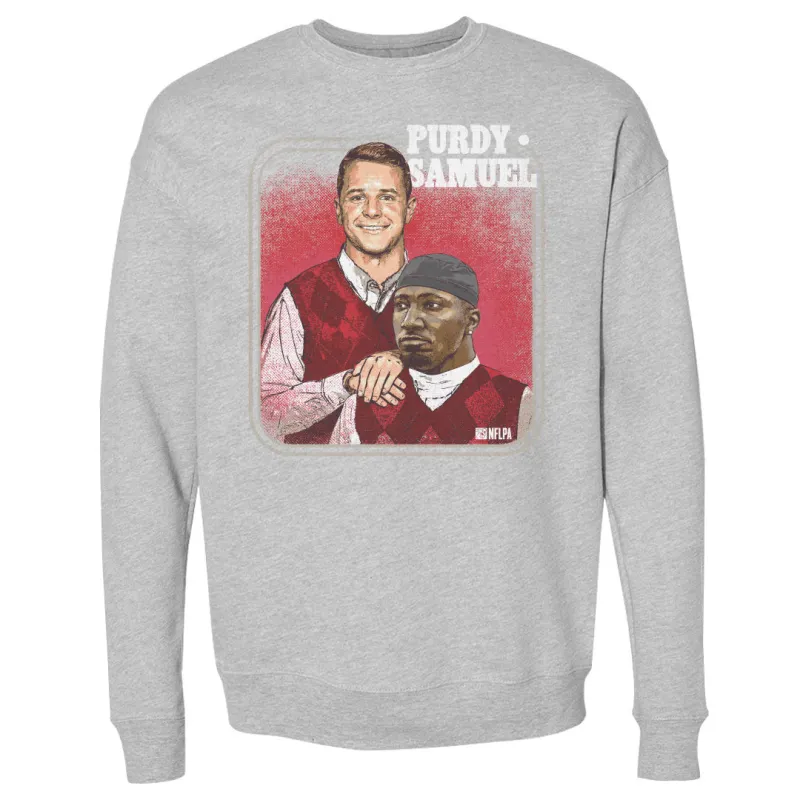 Brock Purdy & Deebo Samuel San Francisco Step Brothers WHT made by 500 Level