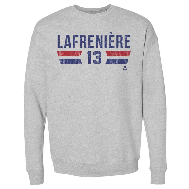 Alexis Lafreniere New York R Font sold by 500 Level