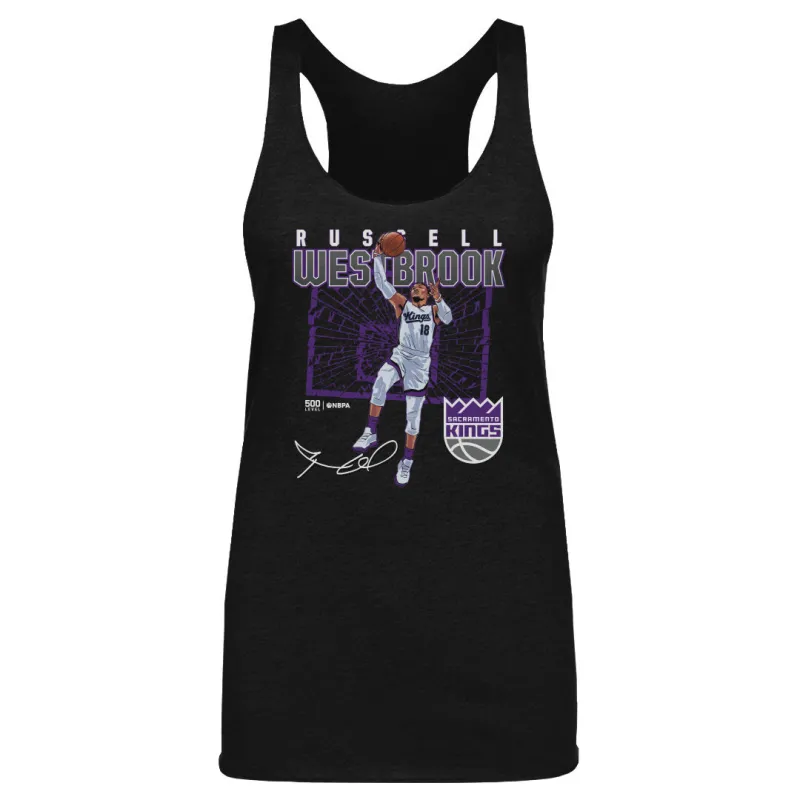 Russell Westbrook Sacramento Kings Shattered WHT sold by 500 Level
