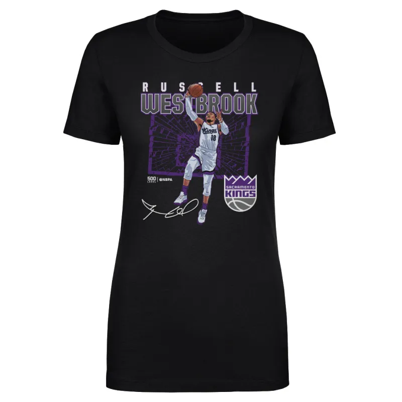 Russell Westbrook Sacramento Kings Shattered WHT sold by 500 Level