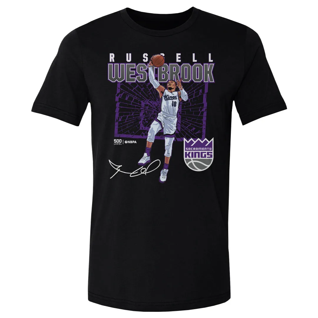 Russell Westbrook Sacramento Kings Shattered WHT sold by 500 Level