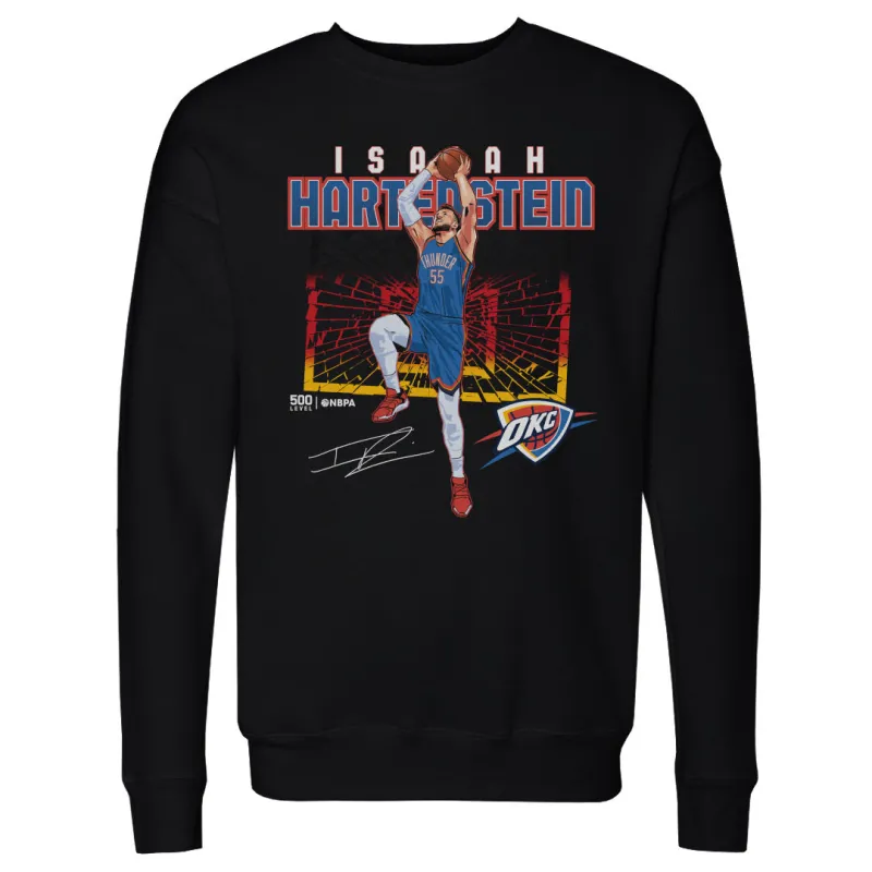 Isaiah Hartenstein Oklahoma City Thunder Shattered Flag WHT sold by 500 Level